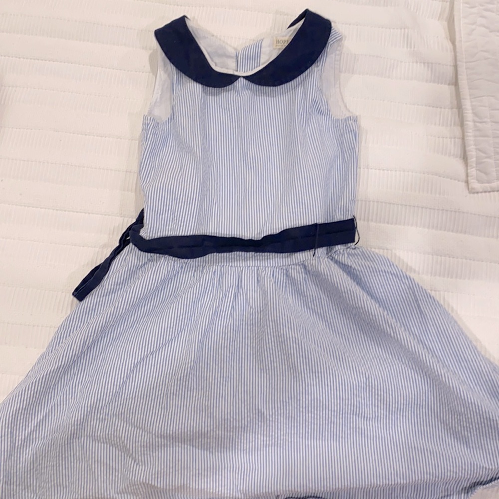 Hope & Henry girls seersucker dress